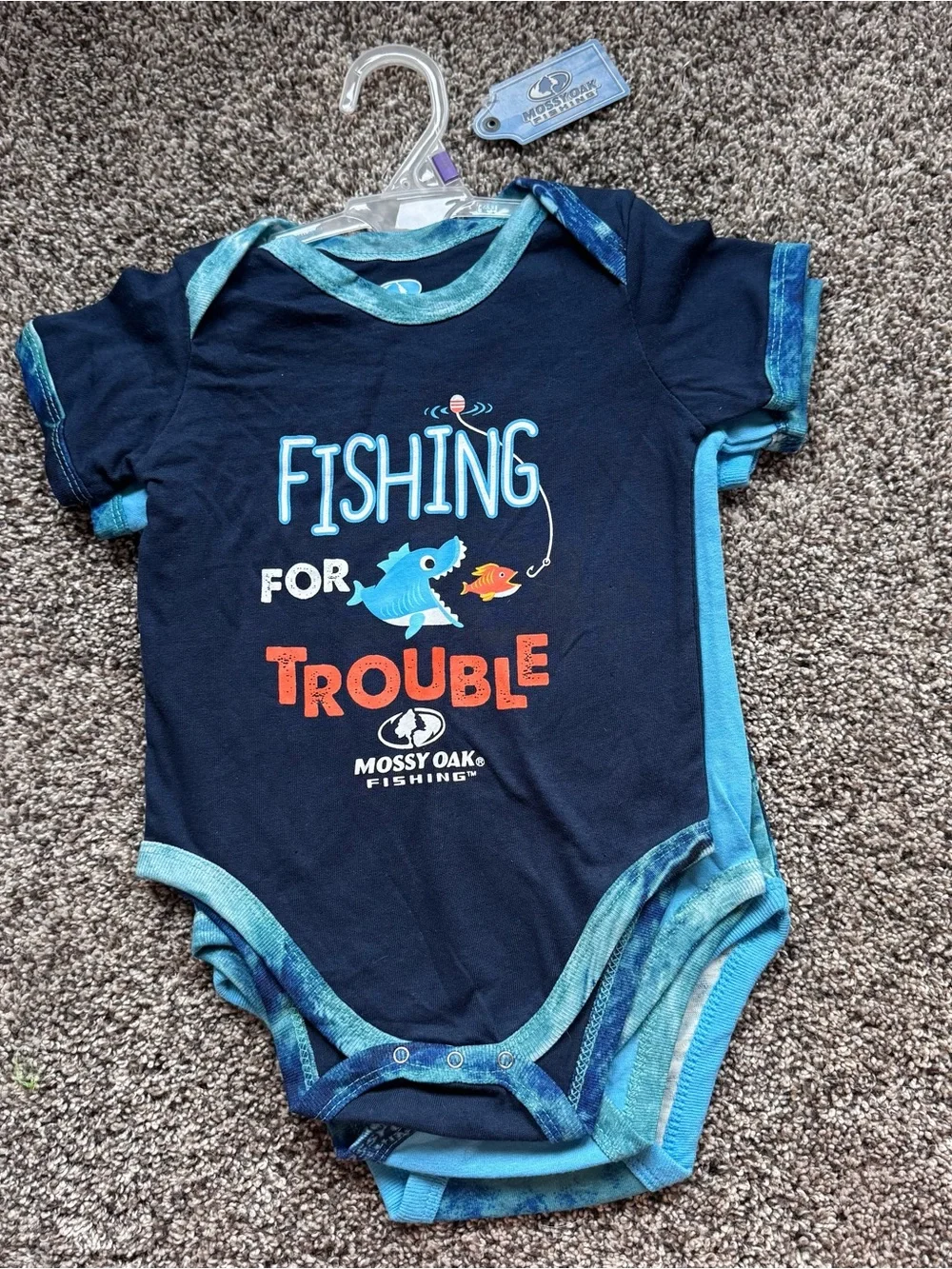 NEW Mossy Oak Navy and Teal 